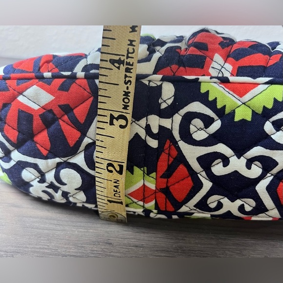 Vera Bradley Vibrant Sun Valley Small Crossbody Purse Handbag zip closure - Picture 5 of 8